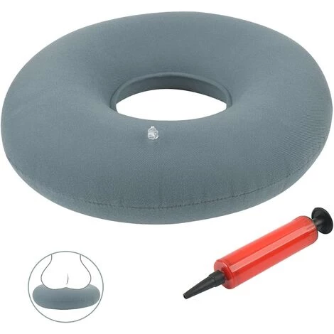 HEGUYEY Coussin Hémorroïdes Gonflable Avec Siège Orthopédique – Anneau De Siège Hémorroïdes Decubé Avec Pompe, Donut Avec Coussin Pour Siège, 1 Pièce 3 HEGUYEY Coussin Hémorroïdes Gonflable Avec Siège Orthopédique – Anneau De Siège Hémorroïdes Decubé Avec Pompe, Donut Avec Coussin Pour Siège, 1 Pièce