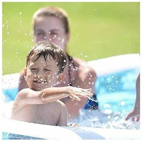 IRISFR Piscine Rectangulaire Pour Enfants, En PVC épais, Gonflable, Interaction D'été, Fête D'eau, Salon Pour Jardin, Cour Extérieure,Lilaris 7 IRISFR Piscine Rectangulaire Pour Enfants, En PVC épais, Gonflable, Interaction D'été, Fête D'eau, Salon Pour Jardin, Cour Extérieure,Lilaris – Image 5