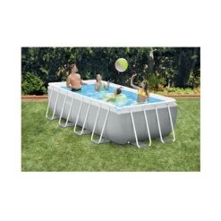 INTEX KIT PISCINE PRISM FRAME RECTANGULAIRE Dim. 4M X2M X1M -Piscine Soldes Boutique 59792371 3