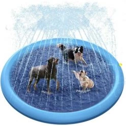 GUAZHUNIFR Gu.B/bon Piscine Pour Chien, 170cm Antidérapant, Arrosage Pour Chiens, épais, Durable, Piscine Pour Animaux, Jouets D'eau D'été Extérieur, XXL