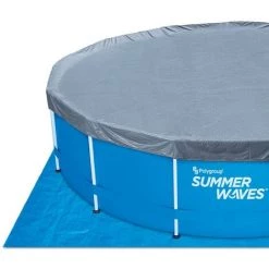 VENTE-UNIQUE.COM Piscine Tubulaire Ronde Bleue Avec Pompe Filtrante à Cartouche - D457 X H122 Cm - LACANAU - Bleu 10 VENTE-UNIQUE.COM Piscine Tubulaire Ronde Bleue Avec Pompe Filtrante à Cartouche - D457 X H122 Cm - LACANAU - Bleu -Piscine Soldes Boutique 59966130 4