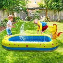 BENOBBY KIDS Gonflable Dinosaure Fontaine En Plein Air Dauphin Arroseur Jeu Pad Enfants Eau Jouet Piscine 170*105*65 CM -Piscine Soldes Boutique 59993803 3