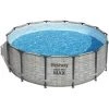 Kit Piscine Hors Sol Tubulaire BESTWAY Steel Pro Max™ - 427 X 122 Cm - Ronde (Livrée Avec Pompe De Filtration, échelle + Bâ -Piscine Soldes Boutique 60044002 1