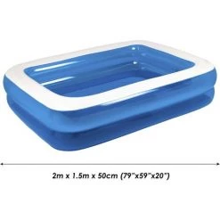 Fei Yu Wild N' Wet - Piscine Familiale, Pataugeoires De Jardin, Grande Piscine Familiale Bleue, Grande Piscine Familiale Pour Enfants -Piscine Soldes Boutique 60103216 2