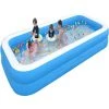 PESCE Piscine Gonflable Familiale, 181x141x46cm Pataugeoire épaissie Piscine De Détente Pour Enfants Adultes Extérieur Jardin Arrière-Cour, Fête D'été -Piscine Soldes Boutique 60169324 1