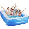 PESCE Pataugeoire Rectangulaire Gonflable Pour Jardin, Balcon, Enfant, Garçon, Fille, Facile à Monter (155 X 108 X 46 Cm) -Piscine Soldes Boutique 60169363 1
