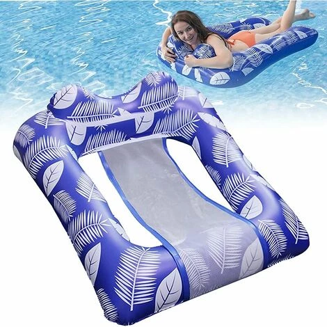 LTS FAFA Hamac Piscine Gonflable, Hamac à Eau, Hamac Piscine Gonflable Avec Filet, Hamac Flotteur Piscine Gonflable, Matelas à Eau Adulte (110 X 76 Cm) 3 LTS FAFA Hamac Piscine Gonflable, Hamac à Eau, Hamac Piscine Gonflable Avec Filet, Hamac Flotteur Piscine Gonflable, Matelas à Eau Adulte (110 X 76 Cm)