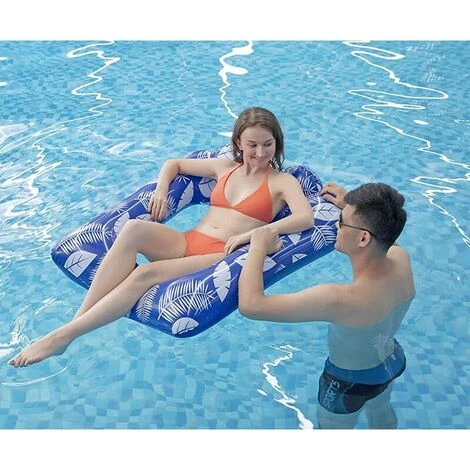 LTS FAFA Hamac Piscine Gonflable, Hamac à Eau, Hamac Piscine Gonflable Avec Filet, Hamac Flotteur Piscine Gonflable, Matelas à Eau Adulte (110 X 76 Cm) 6 LTS FAFA Hamac Piscine Gonflable, Hamac à Eau, Hamac Piscine Gonflable Avec Filet, Hamac Flotteur Piscine Gonflable, Matelas à Eau Adulte (110 X 76 Cm) – Image 4
