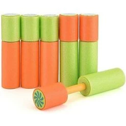 PERLE RARE Pistolet à Eau, Super Soaker Mousse Pistolet à Eau Pistolet à Eau Longue Distance Blaster Shooter Pompe Pour Les Enfants D'été (6PCS)