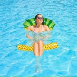 AOUGO Flotteur Gonflable Pour Adultes, Flotteur De Lac, Canapé Flottant, Idéal Pour Les Adultes Et Les Enfants Pour Les Fêtes Aquatiques Et Les Loisirs Aquatiques (lit D’Ananas 79x138cm) -Piscine Soldes Boutique 60281782 5