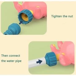 AOUGO Arroseur D'extérieur Pour Enfants Jouet De Pulvérisation D'eau D'été Octopus Wiggles Toy Compatible Avec Tuyau D'arrosage 3/4in -Piscine Soldes Boutique 60281784 4