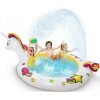 AOUGO Pataugeoire Gonflable De Licorne, 230*126*106 CM Piscine Multifonctionnelle Pour Enfants Avec Pulvérisation D'eau à La Queue Et Beau Motif, Grand Cadeau D'été Pour Les Enfants 3+ -Piscine Soldes Boutique 60281787 1