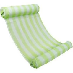 AOUGO Flottant Eau Loisirs Lit Hamac Mer Canapé Gonflable Piscine Air Cushion Floating Bed Piscine Gonflable Flottant Drainage Flottant Up (Color : Green)