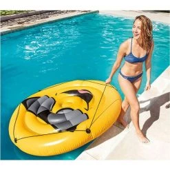 AOUGO Ile Smile Gonflable -Piscine Soldes Boutique 60282251 5
