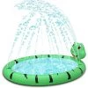 AOUGO Piscine Pour Bébé, Pataugeoire Gonflable Pour Jeunes Enfants Avec Jet D'eau, La Grenouille D'arrosage Piscine Pour Enfants, Aire De Jeux Pour Intérieur Extérieur -Piscine Soldes Boutique 60282255 1