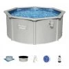 Kit Piscine Acier Bestway HYDRIUM Grise Ronde Ø300 X 120cm Filtration à Sable échelle Tapis 2 Kit Piscine Acier Bestway HYDRIUM Grise Ronde Ø300 X 120cm Filtration à Sable échelle Tapis -Piscine Soldes Boutique 60446502 1