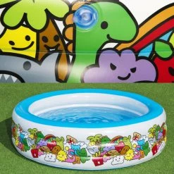 Piscine Gonflable Pour Enfants Bestway Animaux De Couleurs 193x53 Cm -Piscine Soldes Boutique 60612134 3