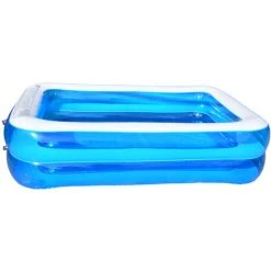WIAN Piscine Enfant 1.8m Piscine Gonflable Piscine Familiale Extérieure, Fournitures De Natation D'été