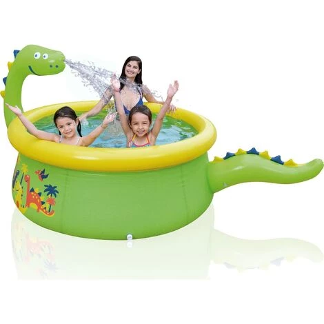 BENOBBY KIDS Dinosaure Pataugeoire Gonflable Enfants Bébé Piscine Adulte Piscine Gonflable 175 X 62 Cm Pataugeoire Avec Arroseur Pour Sol Extérieur Jardin Patio Summer Water Party 3 BENOBBY KIDS Dinosaure Pataugeoire Gonflable Enfants Bébé Piscine Adulte Piscine Gonflable 175 X 62 Cm Pataugeoire Avec Arroseur Pour Sol Extérieur Jardin Patio Summer Water Party