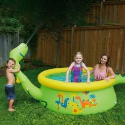 BENOBBY KIDS Dinosaure Pataugeoire Gonflable Enfants Bébé Piscine Adulte Piscine Gonflable 175 X 62 Cm Pataugeoire Avec Arroseur Pour Sol Extérieur Jardin Patio Summer Water Party 8 BENOBBY KIDS Dinosaure Pataugeoire Gonflable Enfants Bébé Piscine Adulte Piscine Gonflable 175 X 62 Cm Pataugeoire Avec Arroseur Pour Sol Extérieur Jardin Patio Summer Water Party -Piscine Soldes Boutique 60720671 3