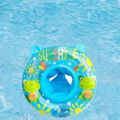 BAICCCF Piscine Enfant Flotteur D'anneau De Natation Grenouille-bébé De 50 Cm, Anneau De Natation Gonflable Avec Siège Pour Bébé/enfant De 6 à 36 Mois -Piscine Soldes Boutique 60740319 3