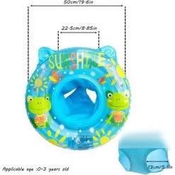 BAICCCF Piscine Enfant Flotteur D'anneau De Natation Grenouille-bébé De 50 Cm, Anneau De Natation Gonflable Avec Siège Pour Bébé/enfant De 6 à 36 Mois -Piscine Soldes Boutique 60740319 4