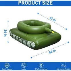 BAICCCF Piscine Gonflable Flotteur De Réservoir Gonflable Avec Canon à Eau Gicler Pistolet à Eau Jouet Flotteur De Réservoir De Piscine Pour Enfants Adulte été Piscine Fête -Piscine Soldes Boutique 60740321 4