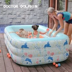 BAICCCF 240CMx165CMx60CM Piscines Gonflables Centre De Jeu Hors Sol Pour Kiddie Toddler Adulte Avec Spray Licorne, Piscine Familiale -Piscine Soldes Boutique 60740325 3