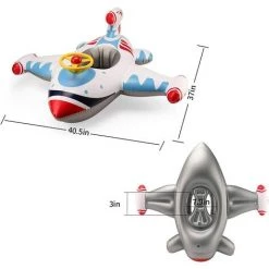 BAICCCF Piscine Enfant Bain De Piscine De Bateau De Siège De Flotteur De Bain Gonflable Blanc Pour Tout-petit -Piscine Soldes Boutique 60740329 4