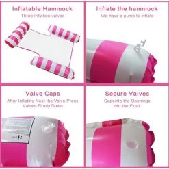 BAICCCF Piscine Enfant Hamac Gonflable D'eau De Flotteur De Natation Pour Des Adultes 4-en-1 Chaise Longue De Piscine De Maille Radeaux D'amusement Pour Le Flottement De Lac D'été 9 BAICCCF Piscine Enfant Hamac Gonflable D'eau De Flotteur De Natation Pour Des Adultes 4-en-1 Chaise Longue De Piscine De Maille Radeaux D'amusement Pour Le Flottement De Lac D'été -Piscine Soldes Boutique 60740341 3
