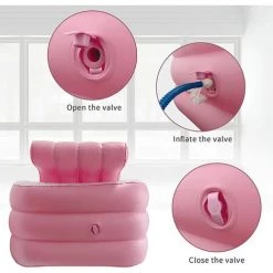 BAICCCF Piscine Gonflable Baignoire Gonflable Pour Adulte Portable Trempage Pliable Douche Baignoire Autoportante Pour Maison SPA -Piscine Soldes Boutique 60740347 3