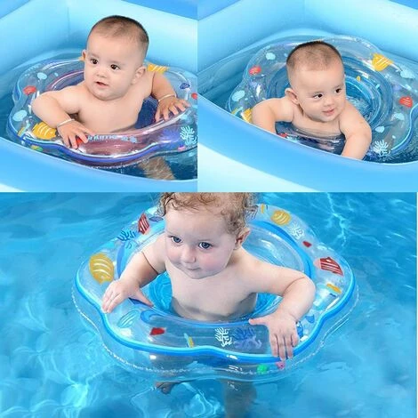 BAICCCF Piscine Enfant Flotteur De Natation Pour Bébé De 52 Cm, Anneau De Bain Gonflable Pour Bébé Avec Siège Pour Bébé/enfant En Bas âge De 6 à 36 Mois 4 BAICCCF Piscine Enfant Flotteur De Natation Pour Bébé De 52 Cm, Anneau De Bain Gonflable Pour Bébé Avec Siège Pour Bébé/enfant En Bas âge De 6 à 36 Mois – Image 2