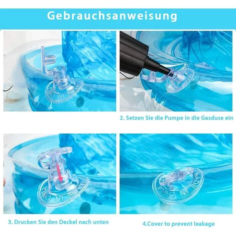 BAICCCF Piscine Enfant Flotteur De Natation Pour Bébé De 52 Cm, Anneau De Bain Gonflable Pour Bébé Avec Siège Pour Bébé/enfant En Bas âge De 6 à 36 Mois 7 BAICCCF Piscine Enfant Flotteur De Natation Pour Bébé De 52 Cm, Anneau De Bain Gonflable Pour Bébé Avec Siège Pour Bébé/enfant En Bas âge De 6 à 36 Mois – Image 5