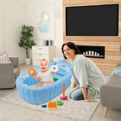 BAICCCF Piscine Enfant Baignoire Gonflable Pour Bébé, Baignoires Portables Pour Bébé Pour Nouveau-né à Tout-petit, Baignoire De Voyage, Baignoire Gonflable Pour Bébé De 6 Mois Et Plus 11 BAICCCF Piscine Enfant Baignoire Gonflable Pour Bébé, Baignoires Portables Pour Bébé Pour Nouveau-né à Tout-petit, Baignoire De Voyage, Baignoire Gonflable Pour Bébé De 6 Mois Et Plus -Piscine Soldes Boutique 60740352 5
