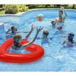 BAICCCF Piscine Gonflable Anneaux De Natation Gonflables, 120 X 100 Cm En Forme De Cœur Pour Piscine, Flotteurs,tubes, Jouets De Fête Sur La Plage Pour Enfants,adultes -Piscine Soldes Boutique 60740356 5