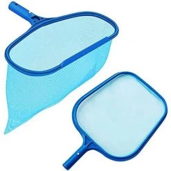BAICCCF Piscine Gonflable Râteau Plat + Râteau à Sac Profond Râteau De Piscine à Sac Profond Et Filet D'écumoire à Feuilles De Natation Avec Maille Moyenne Fine