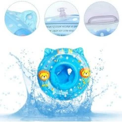 BAICCCF Piscine Enfant 50cm-Flotteur D'anneau De Natation Pour Bébé, Flotteur De Piscine Gonflable Avec Siège Pour Bébé/enfant De 6 à 36 Mois -Piscine Soldes Boutique 60740722 4