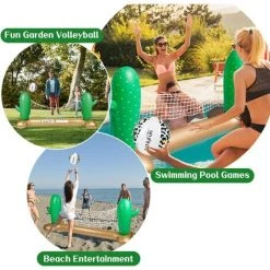 BAICCCF Matelas Gonflable De Piscine Filet De Volley-ball Gonflable Pour Jeu De Volley-ball Flottant Dans La Piscine,220CMx70CMx100CM 8 BAICCCF Matelas Gonflable De Piscine Filet De Volley-ball Gonflable Pour Jeu De Volley-ball Flottant Dans La Piscine,220CMx70CMx100CM -Piscine Soldes Boutique 60740733 2