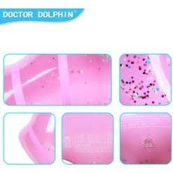 BAICCCF Piscine Gonflable Bleu, Anneaux De Natation Pour Enfants Pour Enfants Adultes Piscine Anneau De Natation Flotteur Gonflable Radeau Eau Tube De Bain été Plage Fête Décoration -Piscine Soldes Boutique 60740877 4