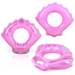 BAICCCF Piscine Gonflable Bleu, Anneaux De Natation Pour Enfants Pour Enfants Adultes Piscine Anneau De Natation Flotteur Gonflable Radeau Eau Tube De Bain été Plage Fête Décoration -Piscine Soldes Boutique 60740877 5