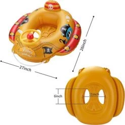 BAICCCF Piscine Gonflable Anneau De Bain De Piscine De Siège De Flotteur Gonflable Blanc Pour Tout-petit. -Piscine Soldes Boutique 60740883 5