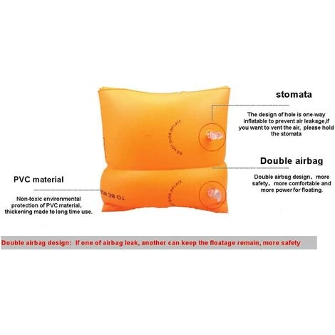 BAICCCF 120 Cm, Piscine Enfant Floaties Gonflable Swim Arm Bands Anneaux Flotteurs Tube Brassards Pour Enfants Et Adultes. 6 BAICCCF 120 Cm, Piscine Enfant Floaties Gonflable Swim Arm Bands Anneaux Flotteurs Tube Brassards Pour Enfants Et Adultes. – Image 4