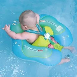 BAICCCF Piscine Enfant Bleu, XL-gonflable Bébé Flotteur De Natation Enfants Taille Anneau Gonflable Piscine Flotteurs Jouets Piscine Accessoires Pour L'âge De 3-72 Mois
