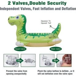 BAICCCF Piscine Enfant Piscine Gonflables Enfants Dinosaure Flotteurs De Piscine Pour Enfants Jouets De Piscine,Anneau De Natation Dinosaure Summer Beach Water Party Toys 10 BAICCCF Piscine Enfant Piscine Gonflables Enfants Dinosaure Flotteurs De Piscine Pour Enfants Jouets De Piscine,Anneau De Natation Dinosaure Summer Beach Water Party Toys -Piscine Soldes Boutique 60741022 4