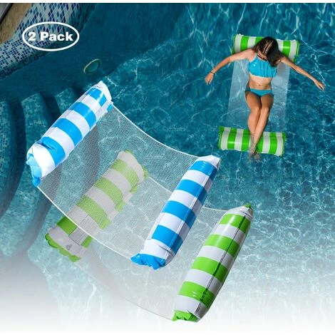 BAICCCF Lot De 3 Piscine Gonflable Hamacs Flottants Pour Piscine, Chaise Longue Pour Piscine, Hamac Aquatique, Hamac Flottant Pour Lit De Natation, Chaise Longue Gonflable Confortable Pour Adultes 3 BAICCCF Lot De 3 Piscine Gonflable Hamacs Flottants Pour Piscine, Chaise Longue Pour Piscine, Hamac Aquatique, Hamac Flottant Pour Lit De Natation, Chaise Longue Gonflable Confortable Pour Adultes