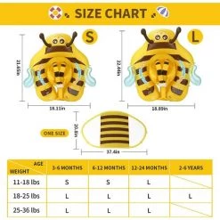 BAICCCF Piscine Gonflable Jaune, Petit Anneau Gonflable Pour Flotteur De Piscine Pour Bébé Avec Auvent En Tissu Rétractable Et Entraîneur De Natation Sûr Pour L'âge De 3 à 48 Mois -Piscine Soldes Boutique 60741030 3