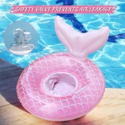 BAICCCF Piscine Gonflable Sirène Piscine Jouets Pour Filles Bébé Piscine Flotteurs Bébé Flotteurs Pour Piscine 6 Mois-4 Ans -Piscine Soldes Boutique 60741032 5