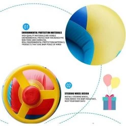 BAICCCF Piscine Enfant Flotteur De Piscine Gonflable Pour Enfants Siège De Flotteur De Natation Bateau Voiture Mignonne Bébé Floatie Siège Natation Pour Filles Garçons 1-5 Ans -Piscine Soldes Boutique 60741044 4