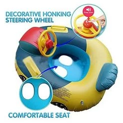 BAICCCF Piscine Enfant Flotteur De Piscine Gonflable Pour Enfants Siège De Flotteur De Natation Bateau Voiture Mignonne Bébé Floatie Siège Natation Pour Filles Garçons 1-5 Ans -Piscine Soldes Boutique 60741044 5