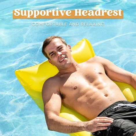 BAICCCF Piscine Gonflable 3 Packs Piscine Gonflable Chaise Longue Gonflable Pour Piscine, Tapis Gonflable Pour Piscine, Tapis Flottant Pour Piscine, Summer Beach Pool Party Float Lounge Pour Adultes 4 BAICCCF Piscine Gonflable 3 Packs Piscine Gonflable Chaise Longue Gonflable Pour Piscine, Tapis Gonflable Pour Piscine, Tapis Flottant Pour Piscine, Summer Beach Pool Party Float Lounge Pour Adultes – Image 2